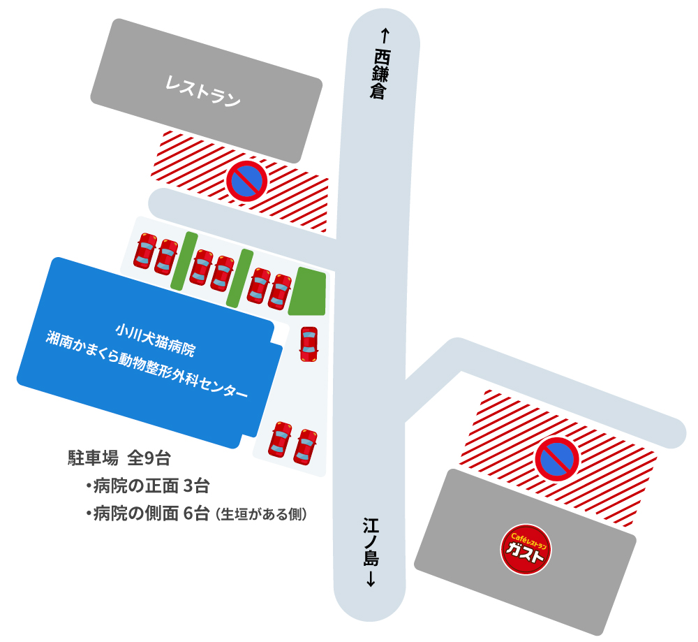 駐車場の案内図